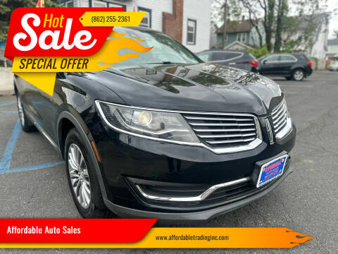2016 Lincoln MKX for sale at Affordable Auto Sales in Irvington NJ
