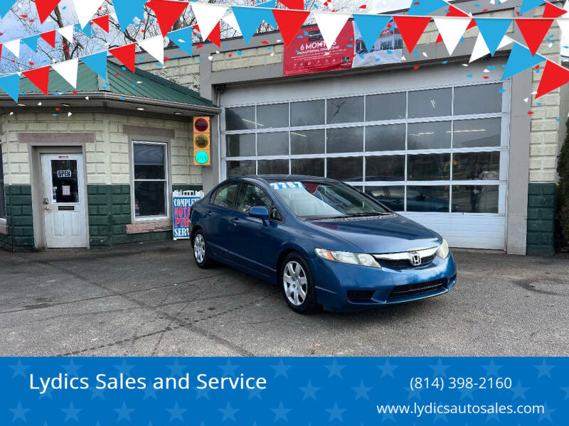 2010 Honda Civic for sale at Lydics Sales and Service in Cambridge Springs PA