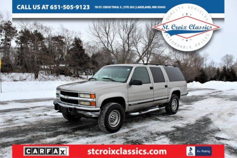 1999 Chevrolet Suburban for sale at St. Croix Classics in Lakeland MN