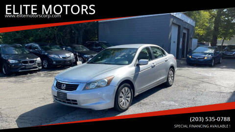 2010 Honda Accord for sale at ELITE MOTORS in West Haven CT