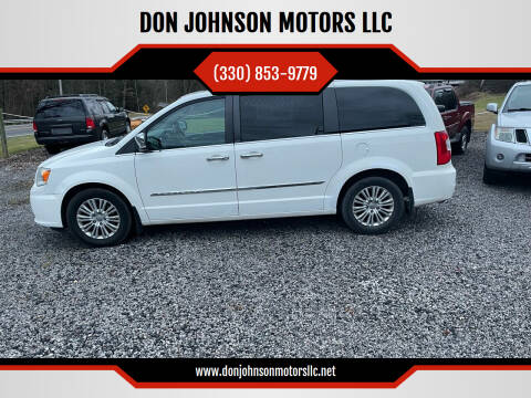 2013 Chrysler Town and Country for sale at DON JOHNSON MOTORS LLC in Lisbon OH