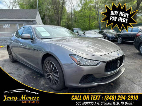 2017 Maserati Ghibli for sale at Jerry Morese Auto Sales LLC in Springfield NJ