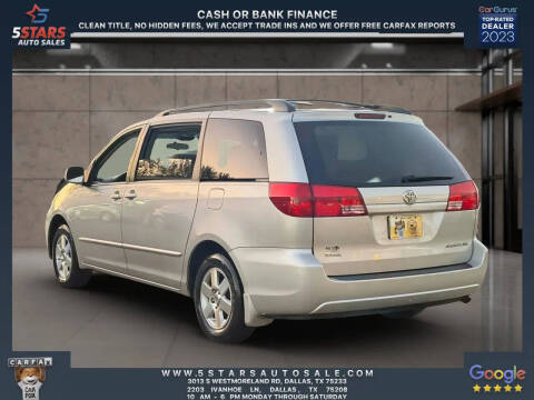2004 Toyota Sienna XLE Limited 7 Passenger