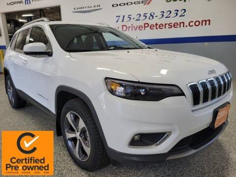 2019 Jeep Cherokee for sale at PETERSEN CHRYSLER DODGE JEEP - Used in Waupaca WI