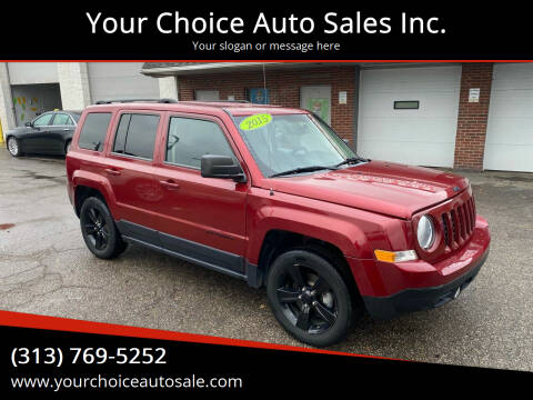 2015 Jeep Patriot for sale at Your Choice Auto Sales Inc. in Dearborn MI