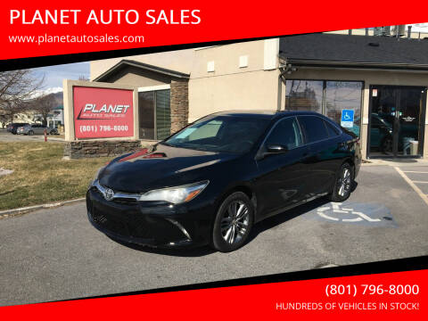2017 Toyota Camry for sale at PLANET AUTO SALES in Lindon UT