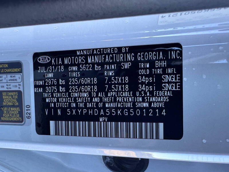 2019 Kia Sorento EX V6