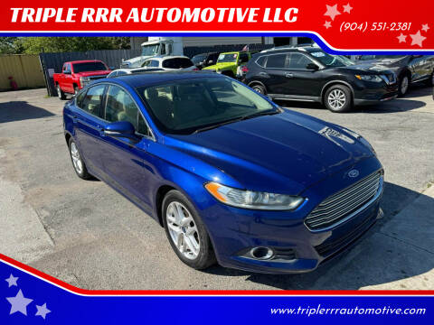 2015 Ford Fusion for sale at TRIPLE RRR AUTOMOTIVE LLC in Jacksonville FL