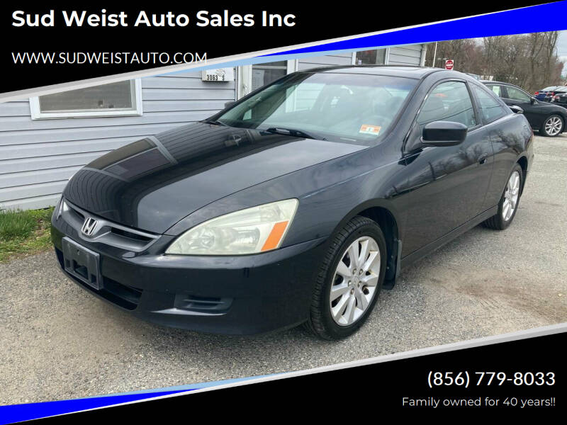 2006 Honda Accord for sale at Sud Weist Auto Sales Inc in Maple Shade NJ