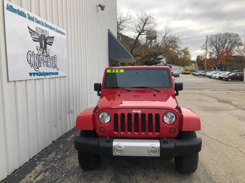 Used 2011 Jeep Wrangler Sahara with VIN 1J4AA5D14BL507223 for sale in Beardstown, IL