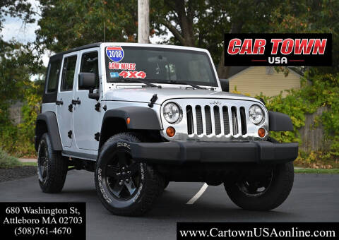 2008 Jeep Wrangler Unlimited for sale at Car Town USA in Attleboro MA