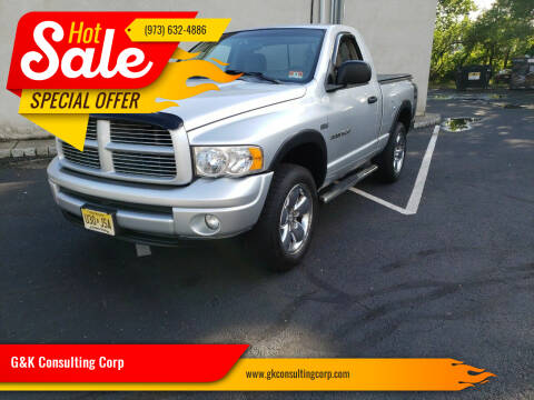 2004 Dodge Ram Pickup 1500 for sale at G&K Consulting Corp in Fair Lawn NJ