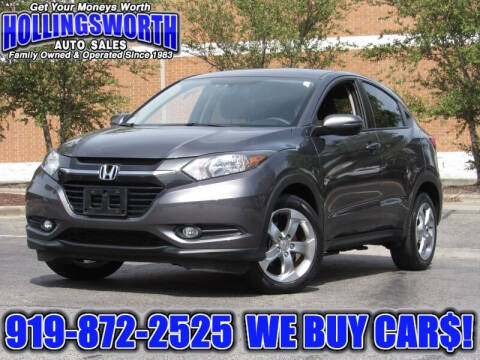 2017 Honda HR-V for sale at Hollingsworth Auto Sales in Raleigh NC
