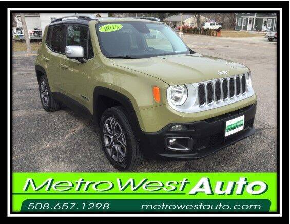 2015 Jeep Renegade for sale at Metro West Auto in Bellingham MA