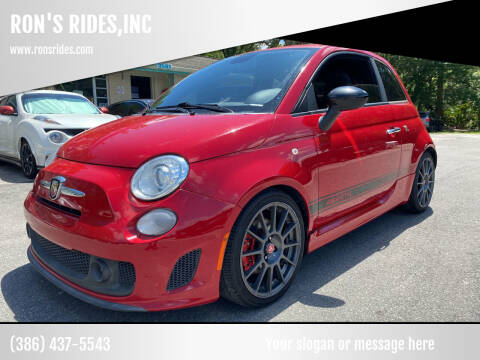 2013 FIAT 500 for sale at RON'S RIDES,INC in Bunnell FL