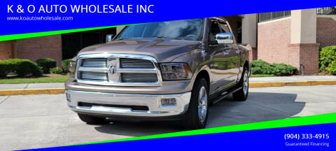 2009 Dodge Ram 1500 for sale at K & O AUTO WHOLESALE INC in Jacksonville FL