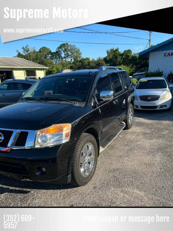 2011 Nissan Armada for sale at Supreme Motors in Leesburg FL