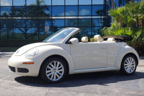 2008 Volkswagen New Beetle Convertible for sale at SR Motorsport in Pompano Beach FL