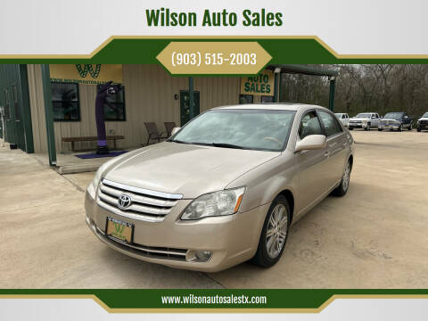2007 Toyota Avalon for sale at Wilson Auto Sales in Chandler TX