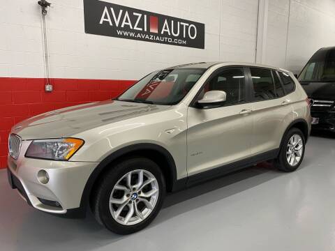 2012 BMW X3 for sale at AVAZI AUTO GROUP LLC in Gaithersburg MD