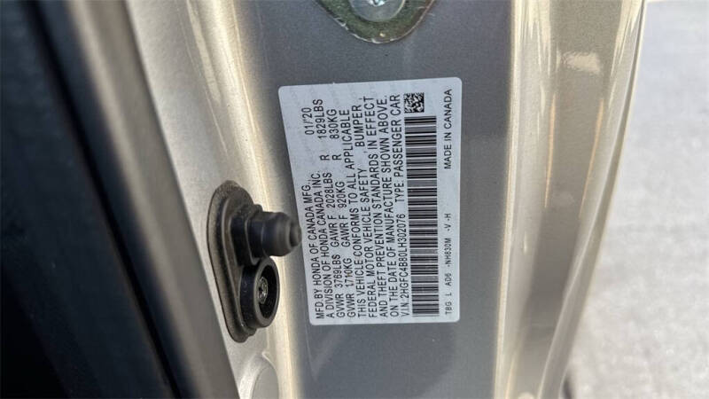 2020 Honda Civic Sport