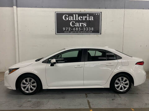 2020 Toyota Corolla for sale at Galleria Cars in Dallas TX