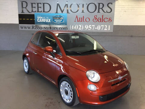 2012 FIAT 500 for sale at REED MOTORS LLC in Phoenix AZ