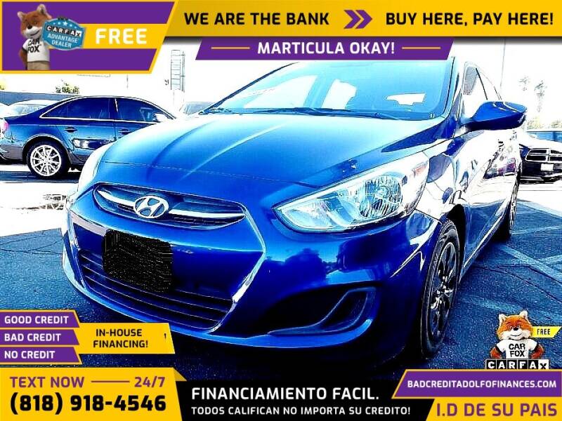2017 Hyundai Accent for sale at Adolfo Finances in Los Angeles CA