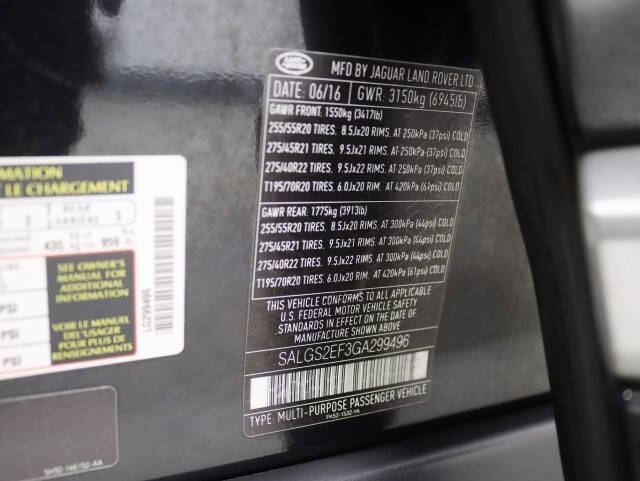 2016 Land Rover Range Rover Supercharged