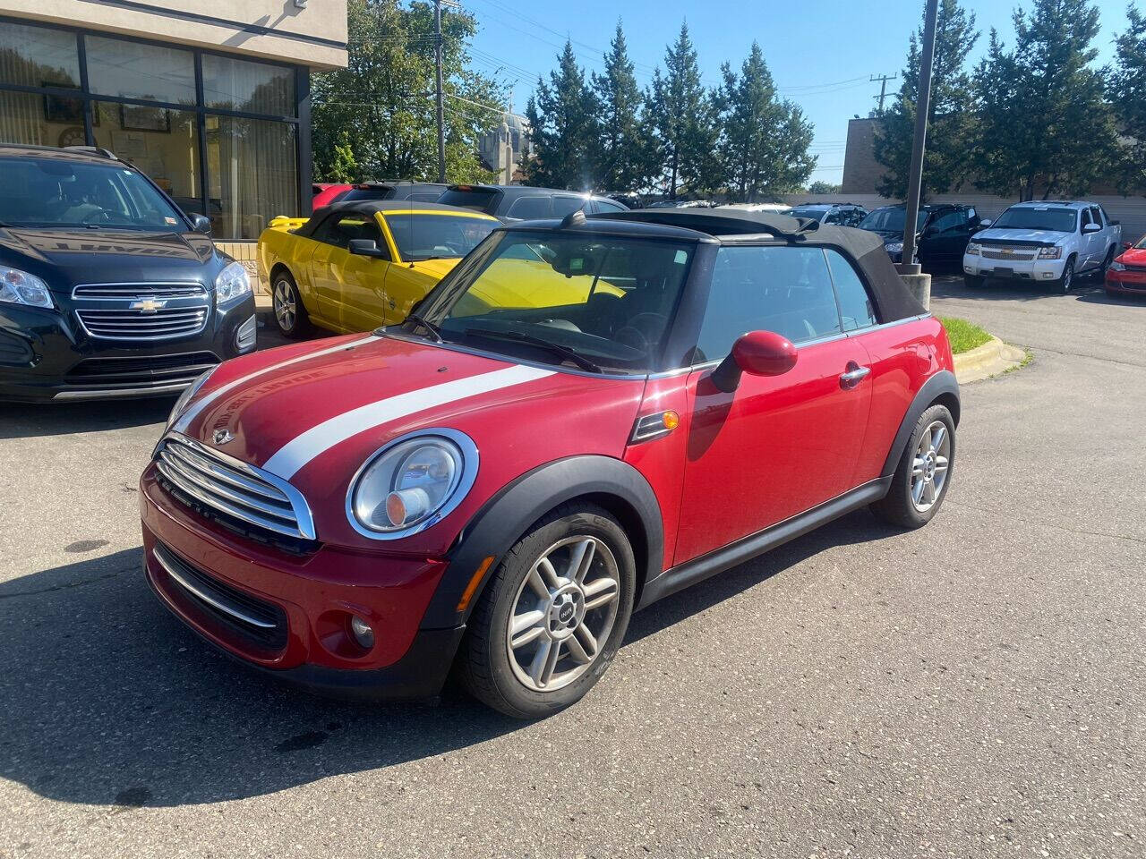 Red 2014 MINI Convertible Cooper Convertible Cooper 2dr Convertible 2