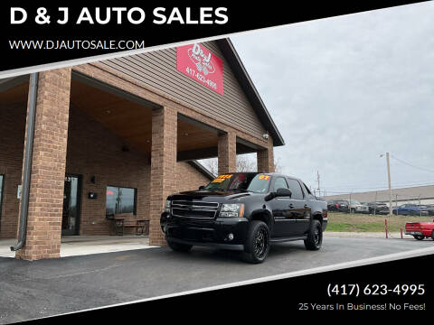 2007 Chevrolet Avalanche for sale at D & J AUTO SALES in Joplin MO