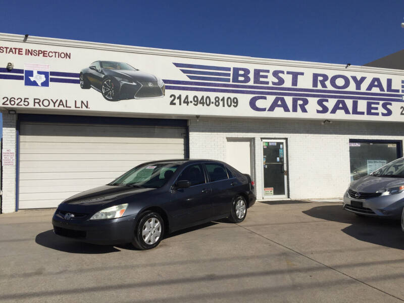 2003 Honda Accord for sale at Best Royal Car Sales in Dallas TX