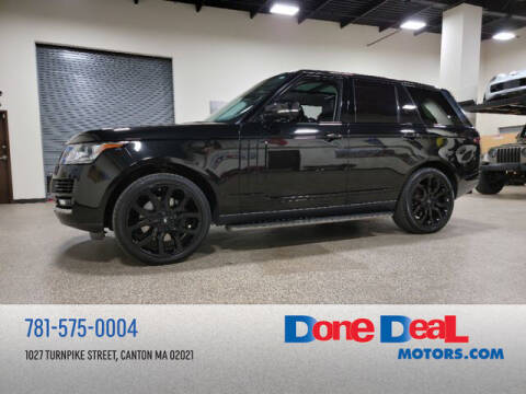 2015 Land Rover Range Rover for sale at DONE DEAL MOTORS in Canton MA