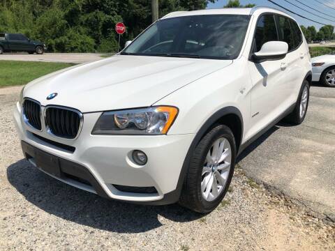 2013 BMW X3 for sale at Fayette Auto Sales in Fayetteville GA