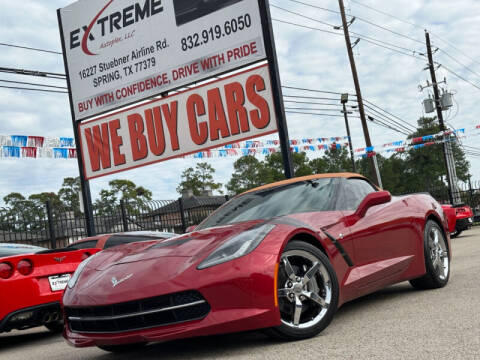 2015 Chevrolet Corvette for sale at Extreme Autoplex LLC in Spring TX
