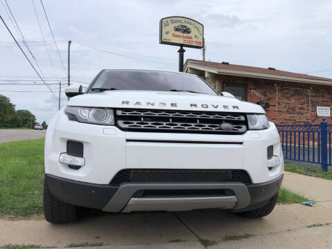 2014 Land Rover Range Rover Evoque for sale at All Starz Auto Center Inc in Redford MI