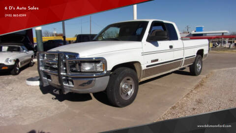 1998 Dodge Ram 2500 for sale at 6 D's Auto Sales in Mannford OK