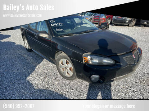 2005 Pontiac Grand Prix for sale at Bailey's Auto Sales in Cloverdale VA