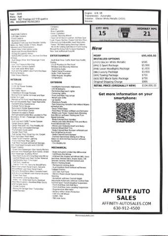 2020 Audi SQ7 4.0T quattro Prestige