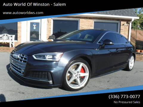 2018 Audi A5 Sportback for sale at Auto World Of Winston - Salem in Winston Salem NC