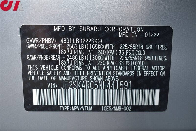 2022 Subaru Forester Touring