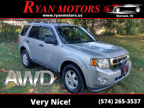 2010 Ford Escape for sale at Ryan Motors LLC in Warsaw IN