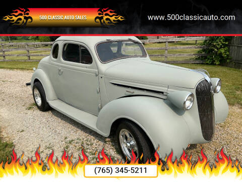 1937 Plymouth Business Coupe for sale at 500 CLASSIC AUTO SALES in Knightstown IN