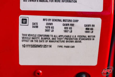 1998 Chevrolet Corvette