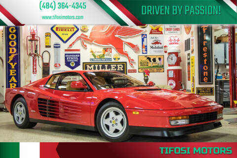 1988 Ferrari Testarossa for sale at Tifosi Motors in Downingtown PA