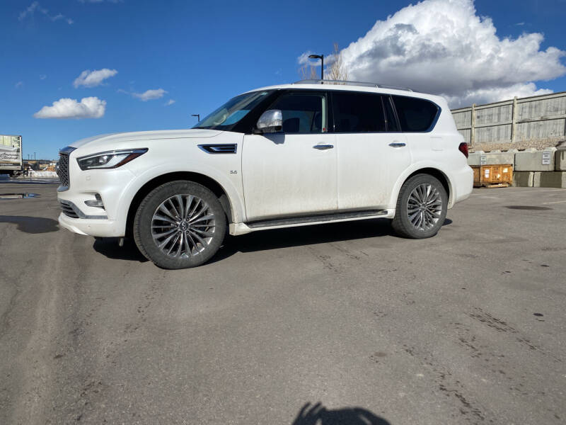 2019 Infiniti QX80 for sale at Truck Buyers in Magrath AB