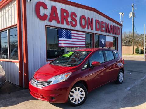 2015 Nissan Versa Note for sale at Cars On Demand 3 in Pasadena TX