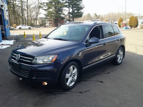 2013 Volkswagen Touareg for sale at RTE 123 Village Auto Sales Inc. in Attleboro MA