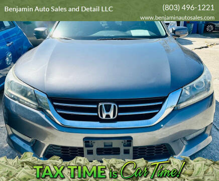 2014 Honda Accord for sale at Benjamin Auto Sales and Detail LLC in Holly Hill SC