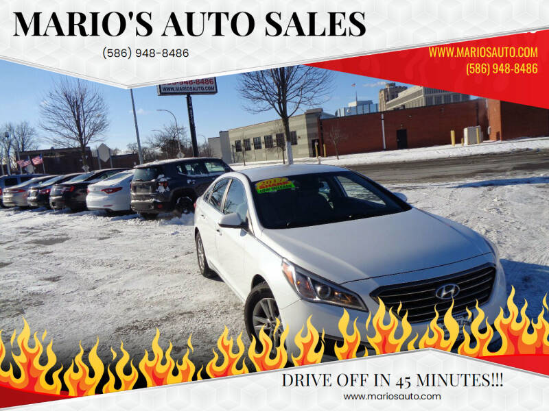 2017 Hyundai Sonata for sale at MARIO'S AUTO SALES in Mount Clemens MI